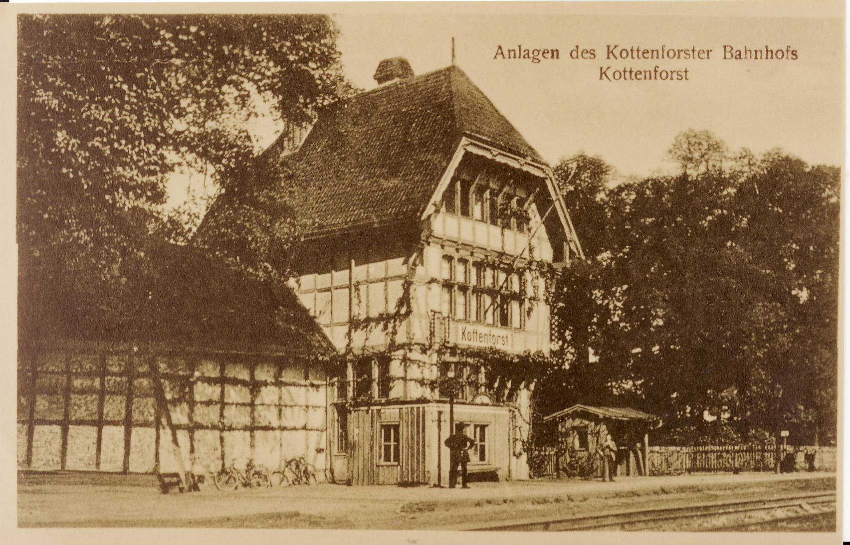 Foto: Bahnhof Kottenforst, erbaut 1880
