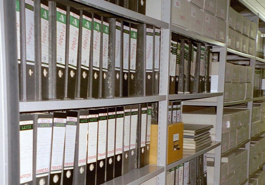 Blick ins Archivmagazin