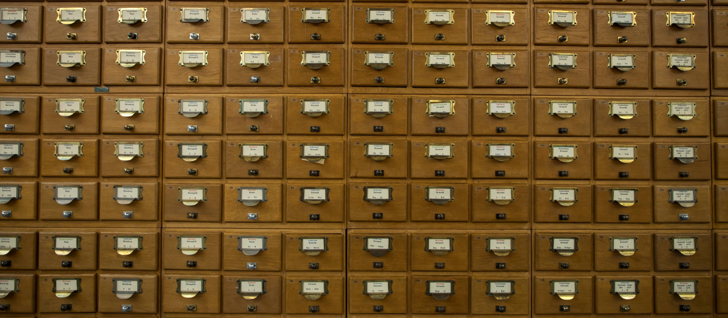 Bild eines Karteischranks