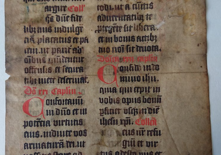 Handschrift auf Pergament