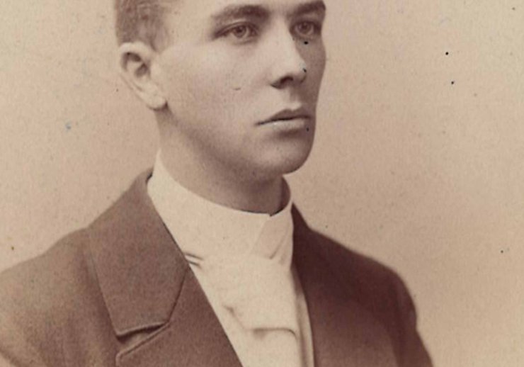 Carl Mosterts als Student