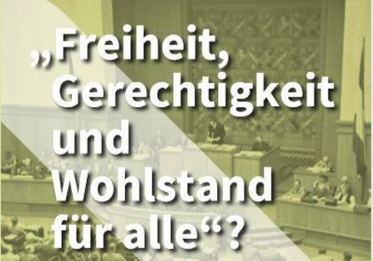 Auszug aus Flyer Ausstellung Verfassungsjubiläum NRW